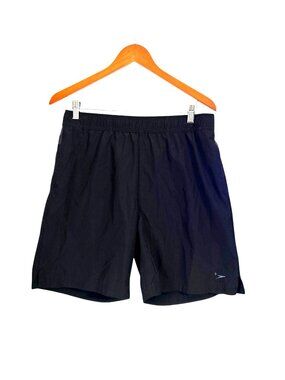 Speedo Mens Swim Trunks Black Quick-Dry Shorts M